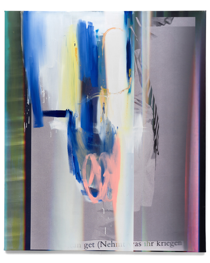 Andreas Diefenbach Eurochild 2019 UV Print lacquer and oil on canvas 180 x 150 cm Guenzel
